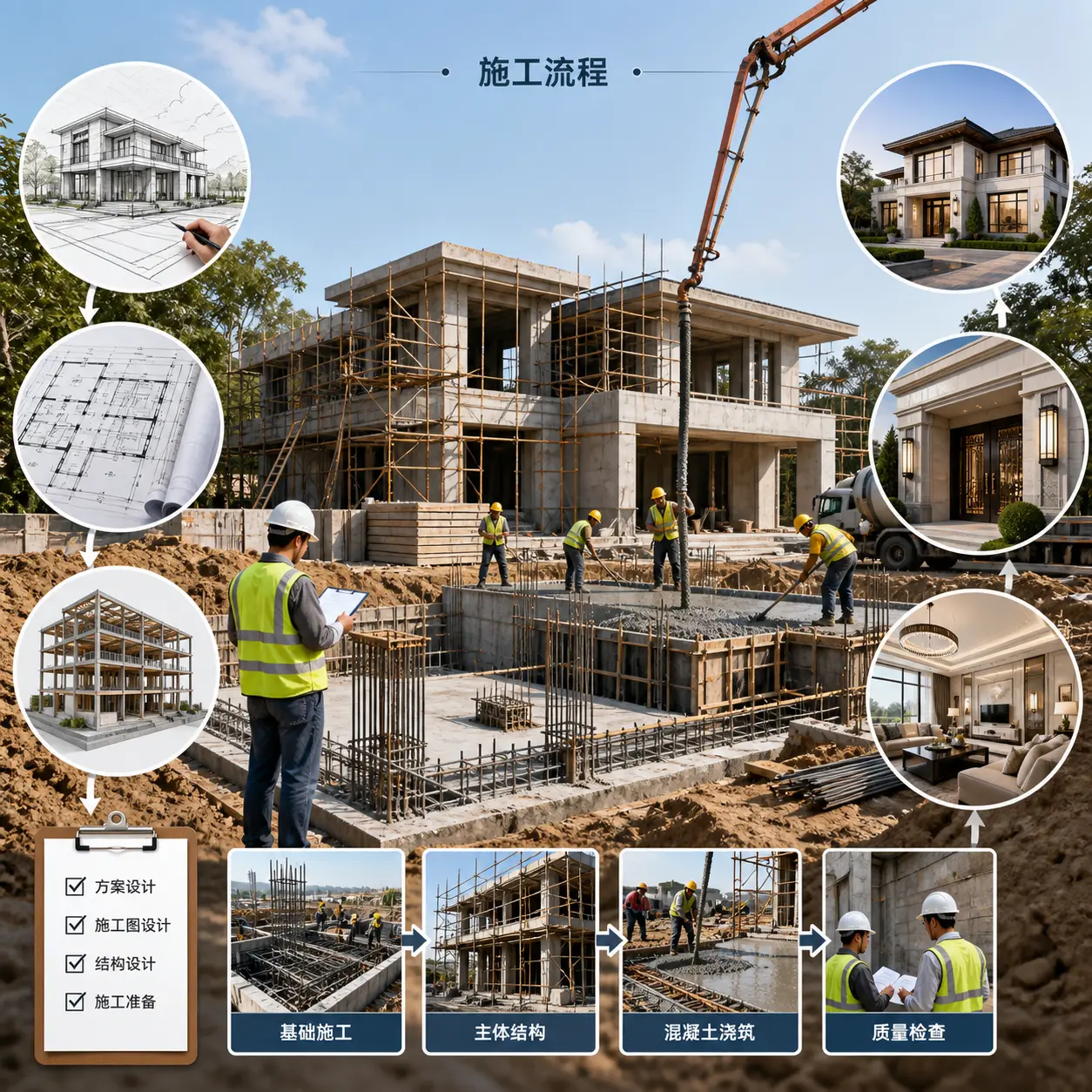 别墅建造公司推荐:从设计到施工的全流程解析