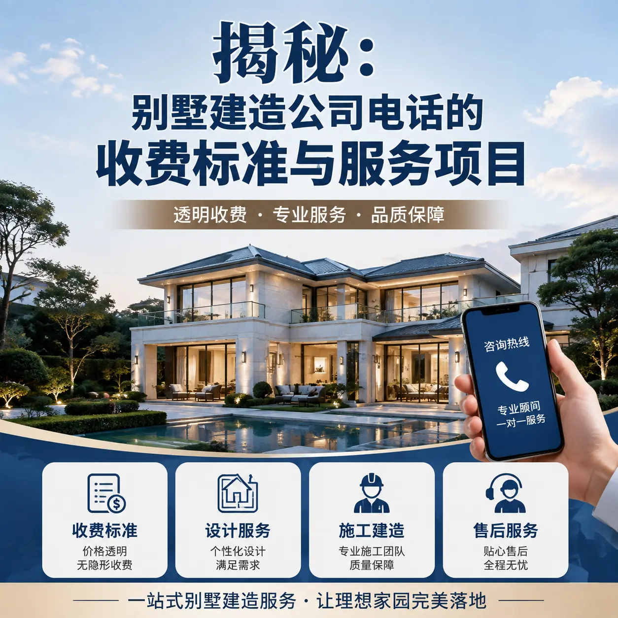 揭秘：镇宁别墅建造公司电话的收费标准与服务项目