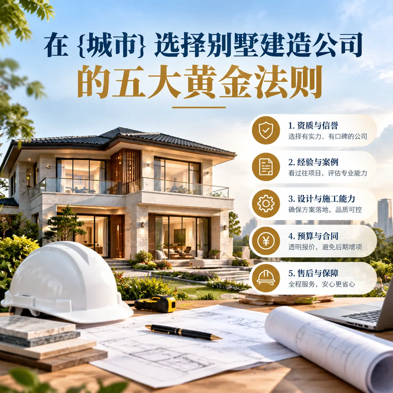 在 镇宁 选择别墅建造公司的五大黄金法则