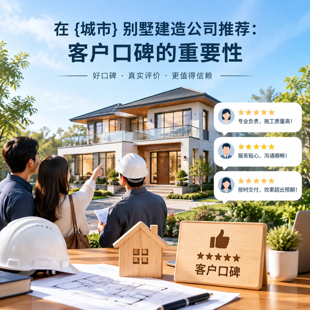 在 镇宁 别墅建造公司推荐:客户口碑的重要性