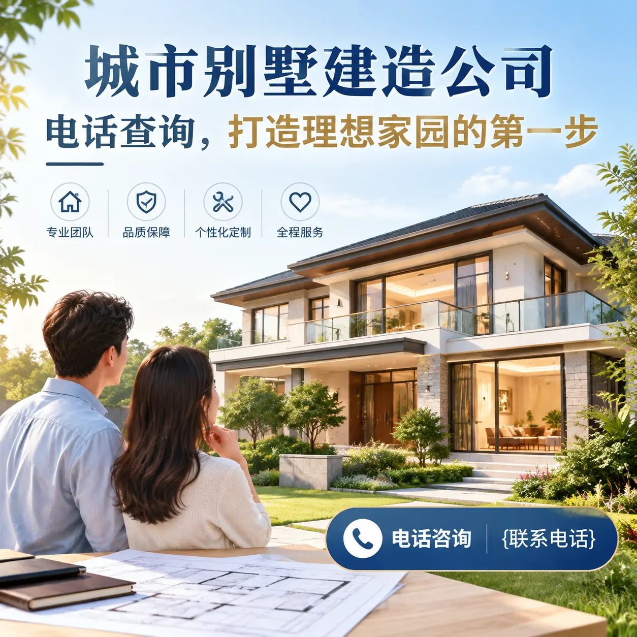 镇宁别墅建造公司电话查询,打造理想家园的第一步