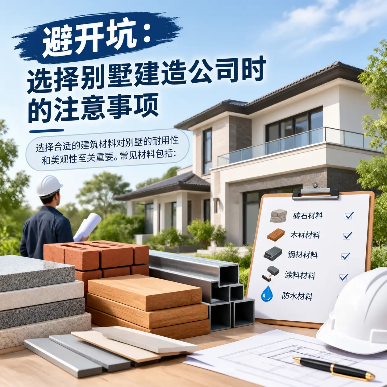 避开坑:选择 镇宁 别墅建造公司时的注意事项