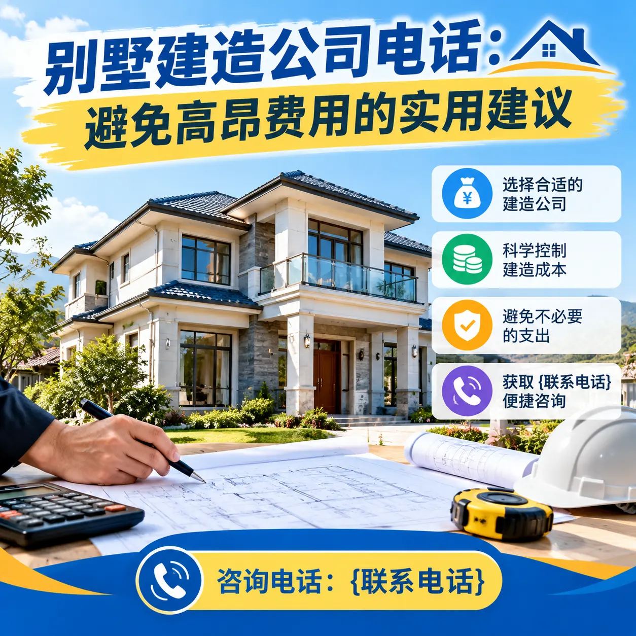 镇宁别墅建造公司电话:避免高昂费用的实用建议