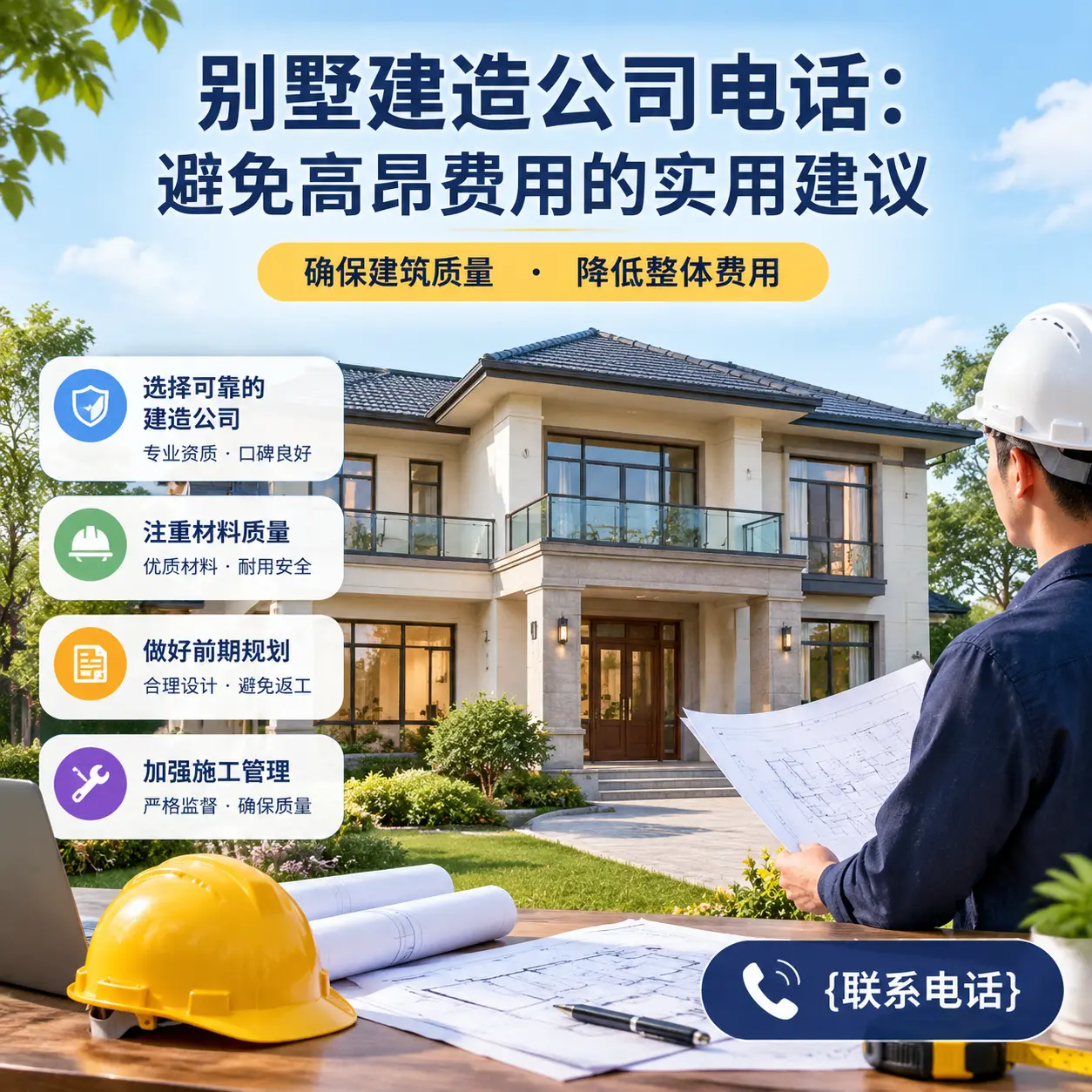 镇宁别墅建造公司电话:避免高昂费用的实用建议