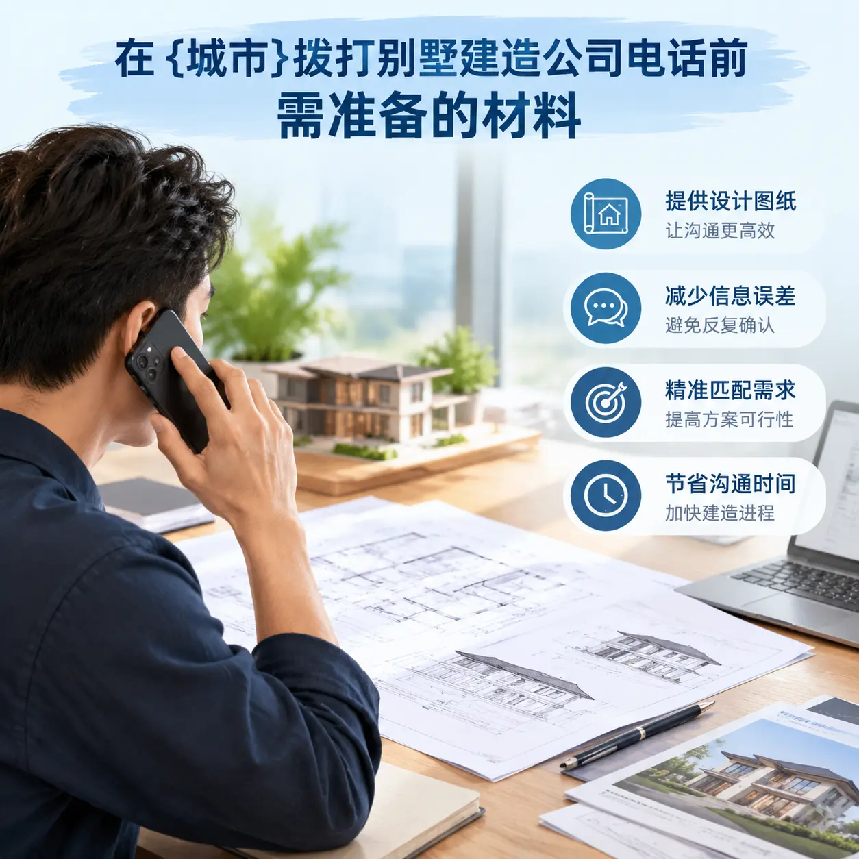 在镇宁拨打别墅建造公司电话前需准备的材料