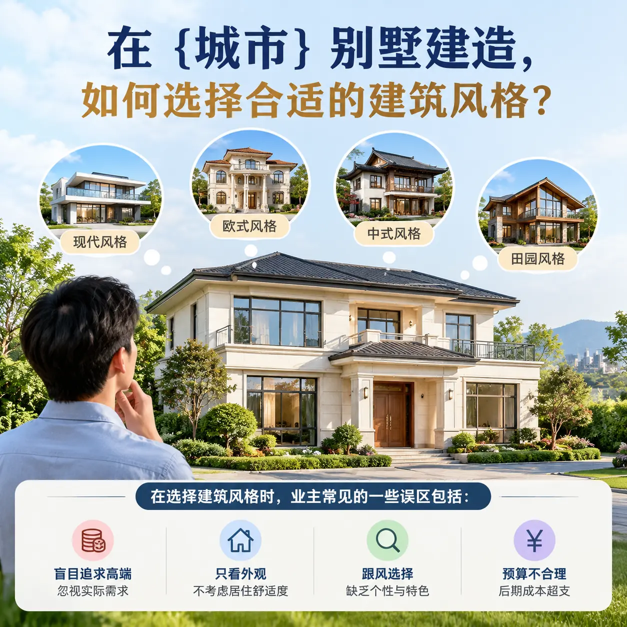 在 镇宁 别墅建造，如何选择合适的建筑风格？