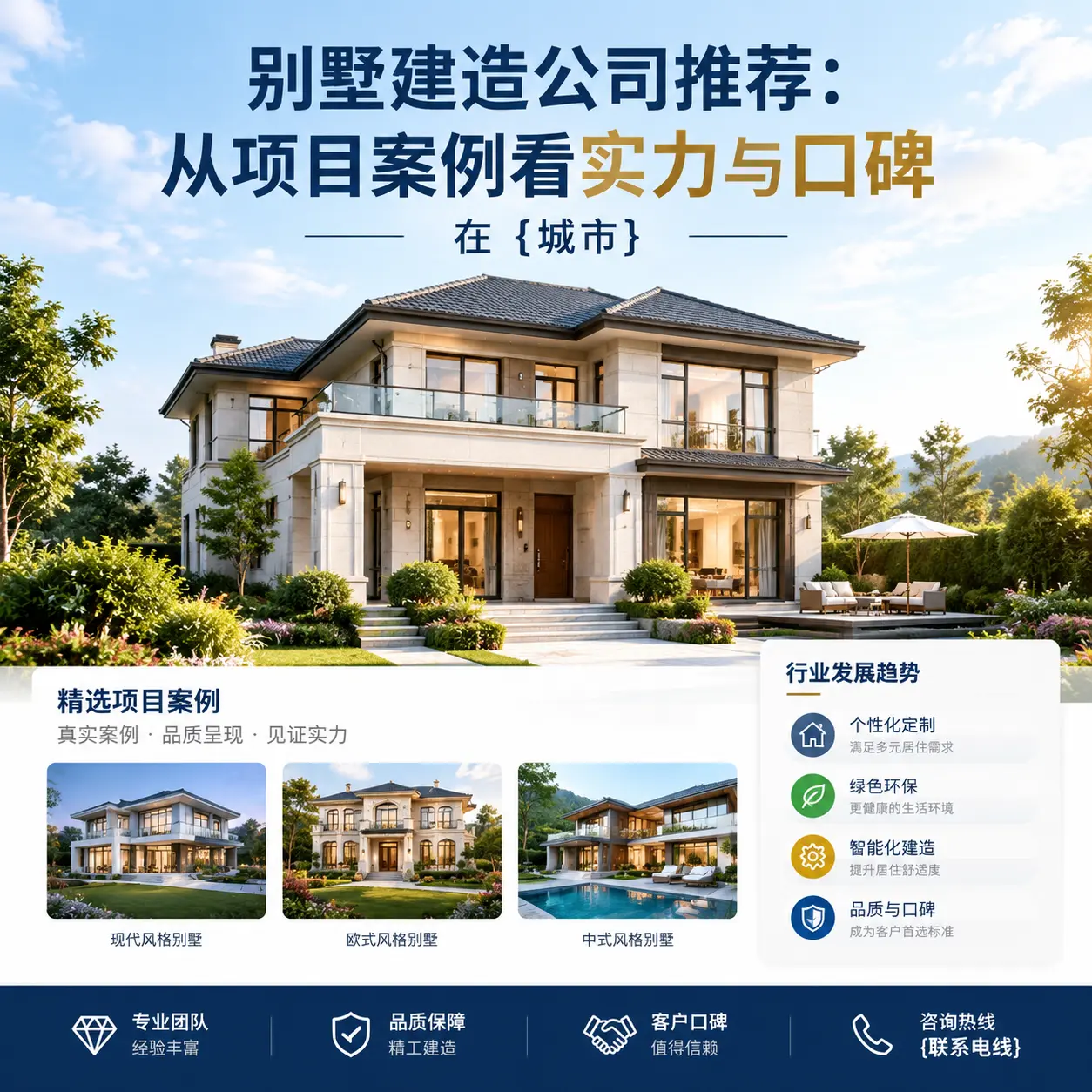 别墅建造公司推荐:从项目案例看实力与口碑在 镇宁