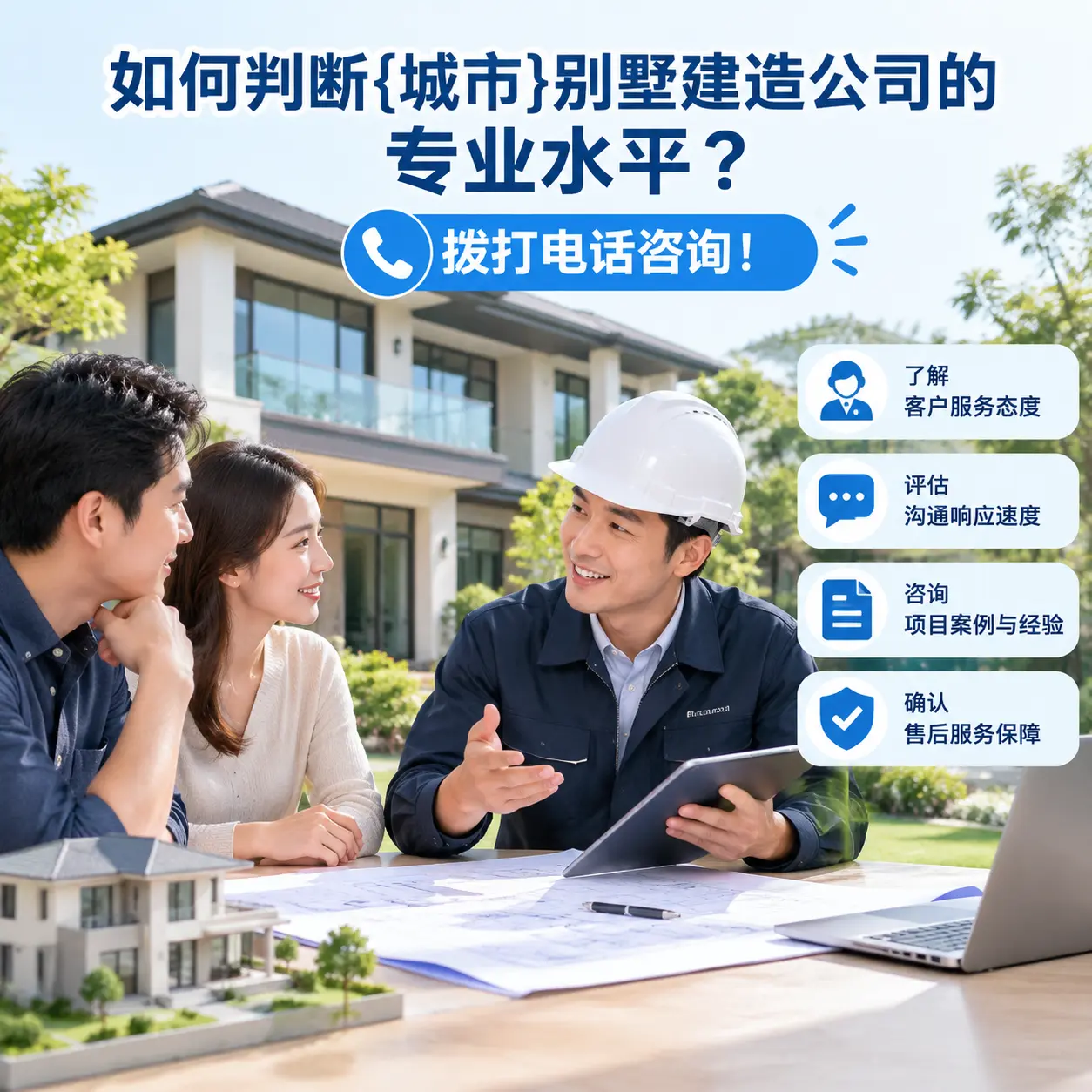 如何判断镇宁别墅建造公司的专业水平？拨打电话咨询！